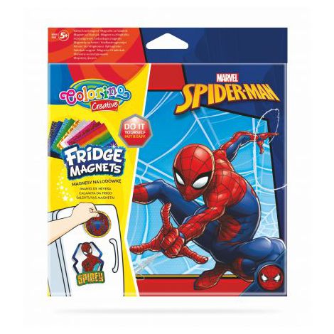 Zestaw kreatywny Magnesy Colorino Creative Spiderman, 4szt